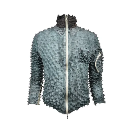 Spiky Flight Jacket / Smoke Grn