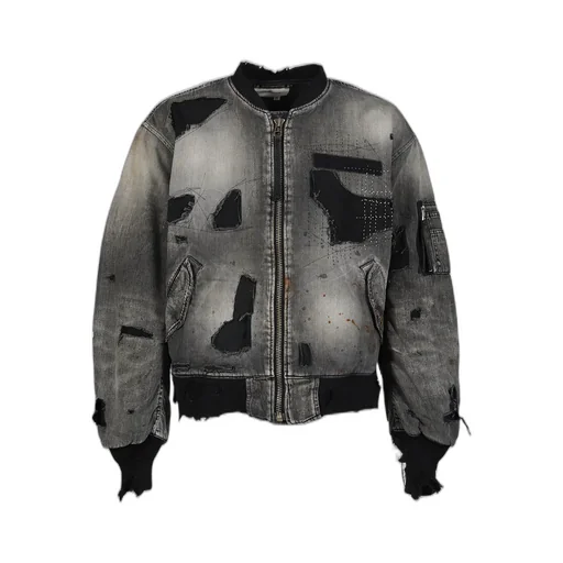 Hard Remaked Dual Denim Ma-1 / Blk