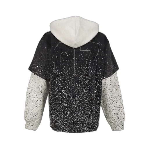 Shattered Glass Knapp Ranch Hoodie / Blk/Gry