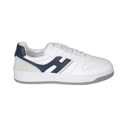 Hogan Logo Patch Lace-Up Sneakers