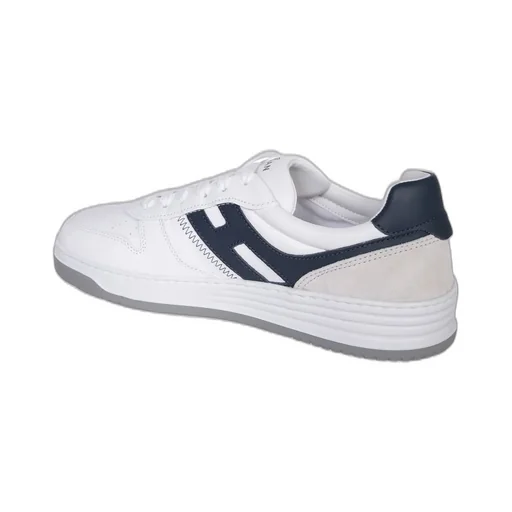 Hogan Logo Patch Lace-Up Sneakers