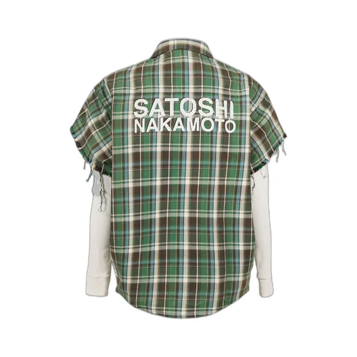Bender Cut Off Flannel / Grn Plaid