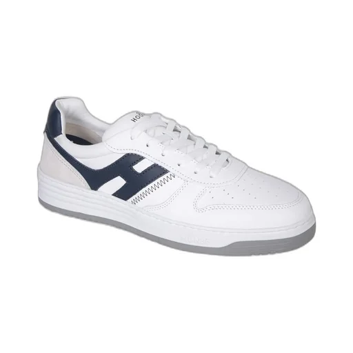 Hogan Logo Patch Lace-Up Sneakers