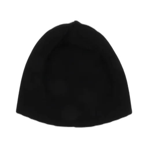 Leather Biker Cross Logo Beanie / Blk