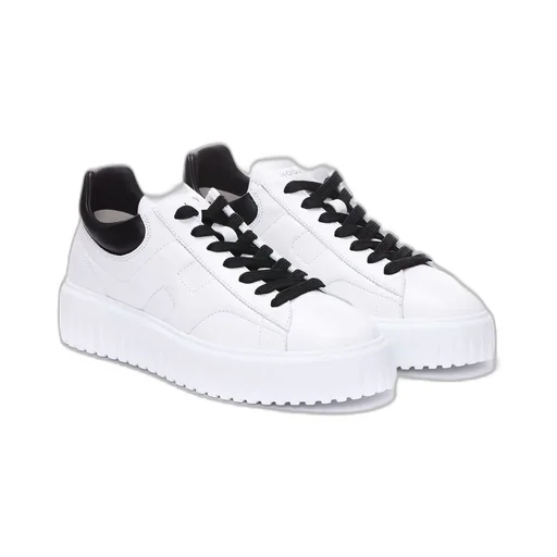 Hogan H-Stripes Lace-Up Sneakers