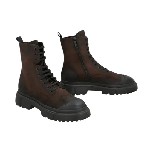 Hogan Anfibio Lace-Up Ankle Boots