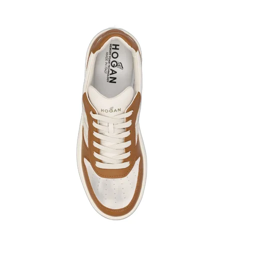 Hogan Color-Block Lace-Up Sneakers