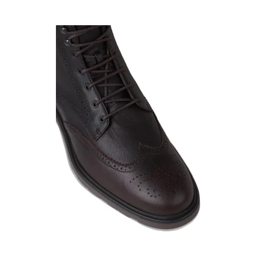 Hogan H393 Ankle Lace-Up Boots