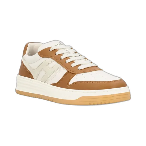Hogan Color-Block Lace-Up Sneakers