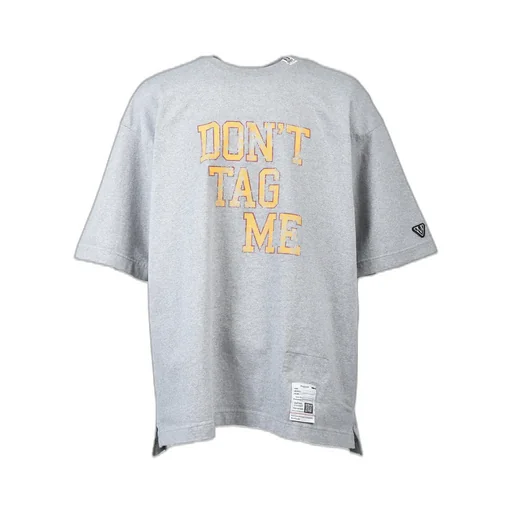 Don't Tag Me Printed Tee / Gry