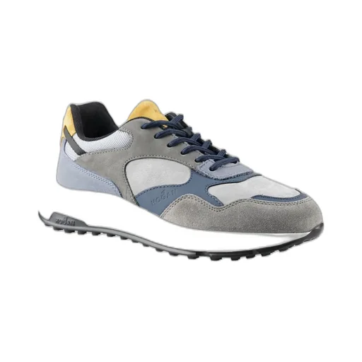 Hogan Panelled Lace-Up Sneakers
