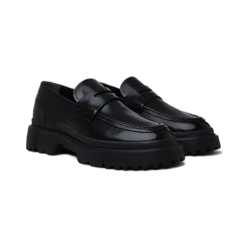 Hogan H629 Round-Toe Loafers