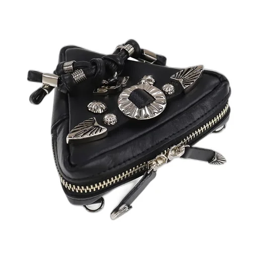 Triangle Shoulder Pouch / Blk