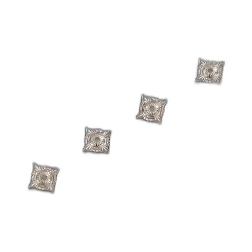 Metal Concho Tie / Pur