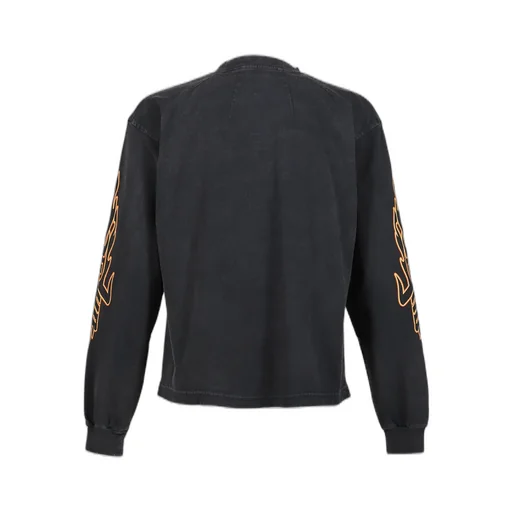 Jn Flame L/S T-Shirts / Blk
