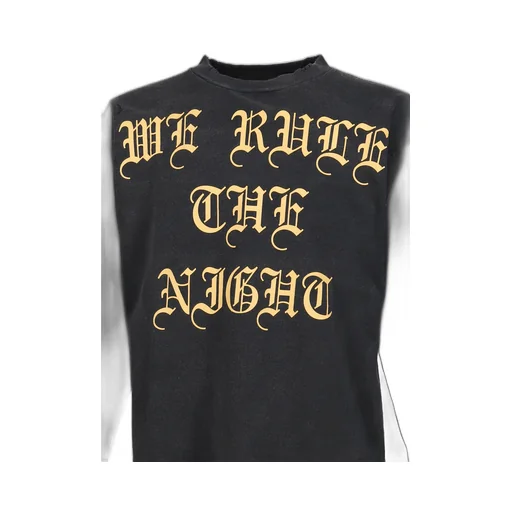 Jn Flame L/S T-Shirts / Blk