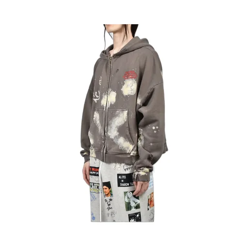 Been Amess Zip Hooded Sweatshirt / Brw