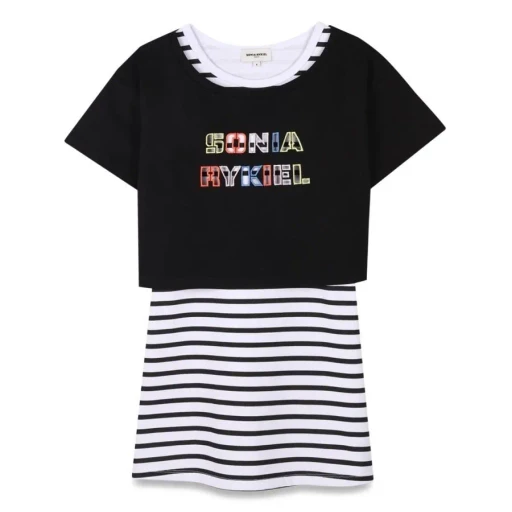 Sonia Rykiel Enfant Striped Layered Dress