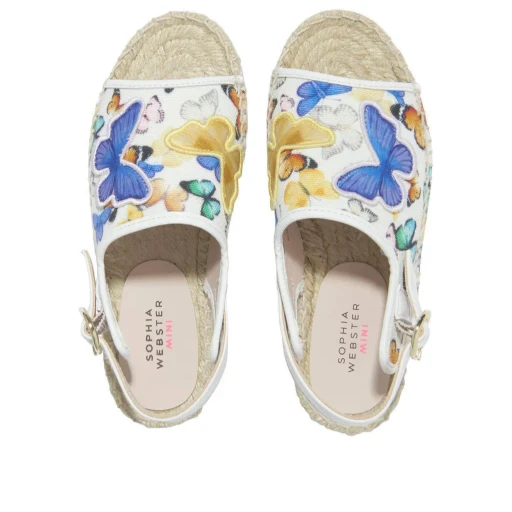 Sophia Webster Mini Butterfly-Printed Buckle-Fastened Sandals