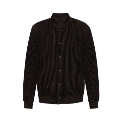 Homme Plissé Issey Miyake Button-Up Pleated Jacket