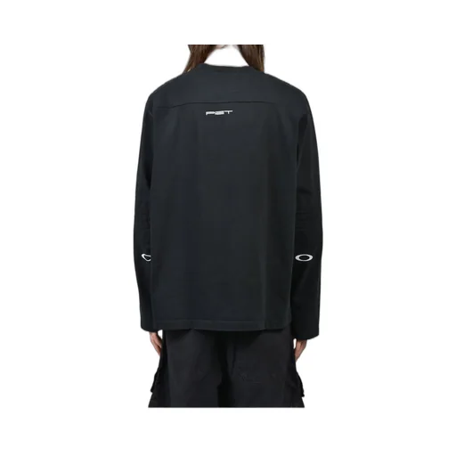 Padded Long Sleeve T-Shirt / Blk