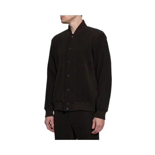 Homme Plissé Issey Miyake Button-Up Pleated Jacket