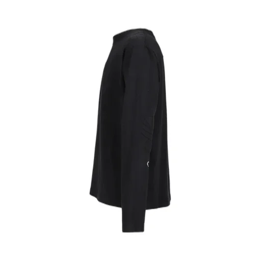 Padded Long Sleeve T-Shirt / Blk