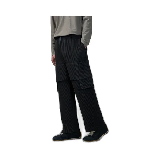 Homme Plissé Issey Miyake Straight-Leg Cargo Trousers