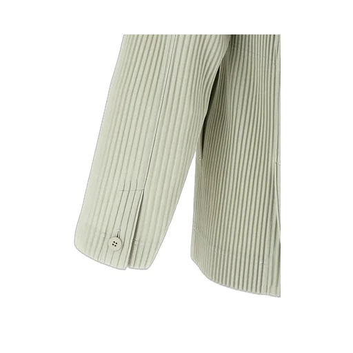 Homme Plissé Issey Miyake Double Breasted Pleated Tailored Blazer