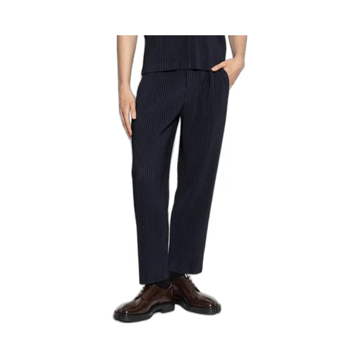 Homme Plissé Issey Miyake Pleated Tapered Trousers