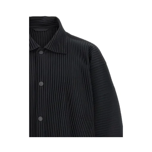 Homme Plissé Issey Miyake Pleated Button-Up Shirt