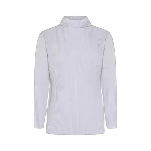 Homme Plisse Issey Miyake High Neck Pleated Top