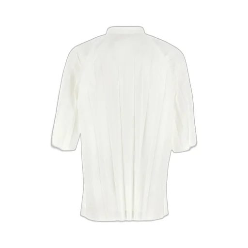 Homme Plissé Issey Miyake Short Sleeved Pleated Edge Shirt