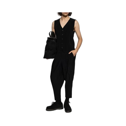 Homme Plissé Issey Miyake Cropped Pleated Trousers