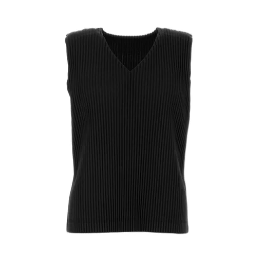 Homme Plissé Issey Miyake V-Neck Pleated Vest