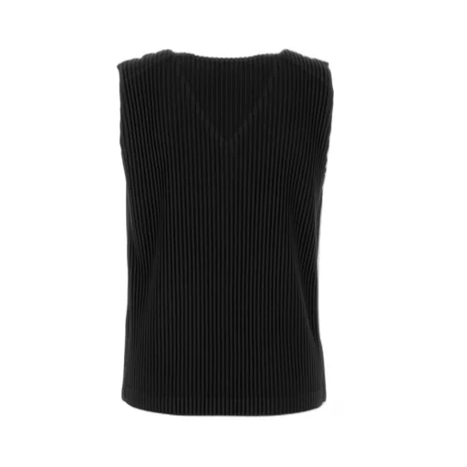 Homme Plissé Issey Miyake V-Neck Pleated Vest