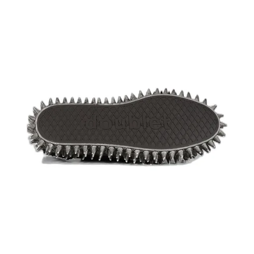 Dirty Spike Toe Cap Canvas Sneaker / Blk