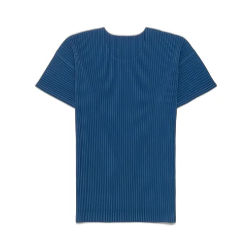 Homme Plissé Issey Miyake Plissé Round Neck T-Shirt
