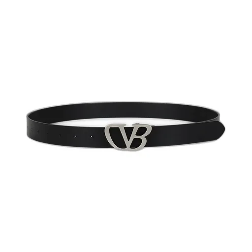 Hook Buckle Belt / Blk Sil Db