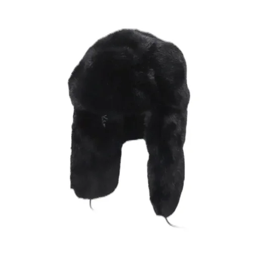 Faux Fur Trapper / Blk