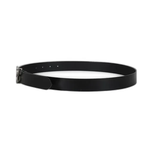 Hook Buckle Belt / Blk Sil Db