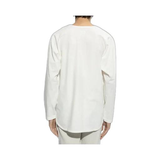 Homme Plissé Issey Miyake Long-Sleeved Round Neck T-Shirt