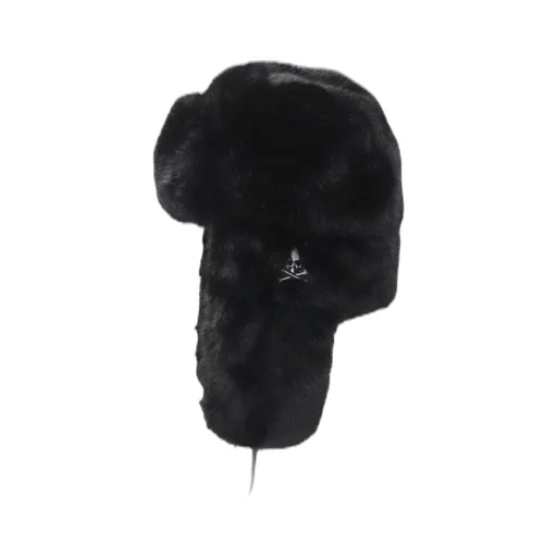 Faux Fur Trapper / Blk