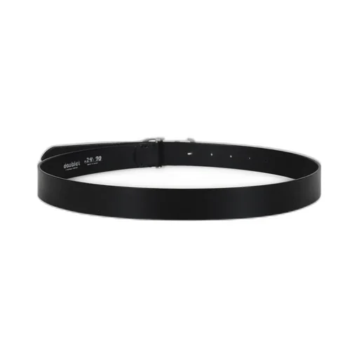 Hook Buckle Belt / Blk Sil Db