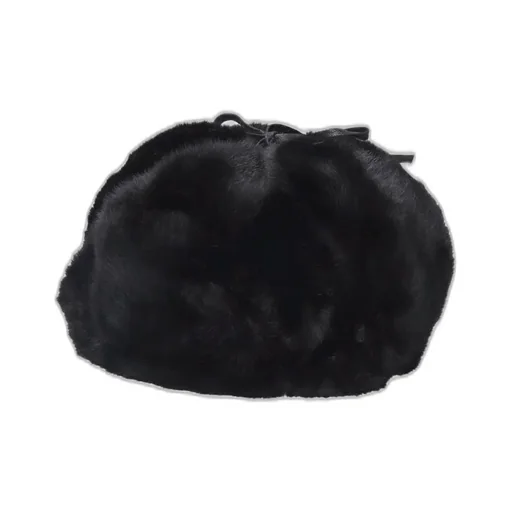 Faux Fur Trapper / Blk