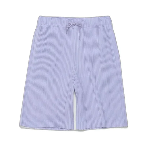 Homme Plissé Issey Miyake Plissé Drawstring Bermuda Shorts