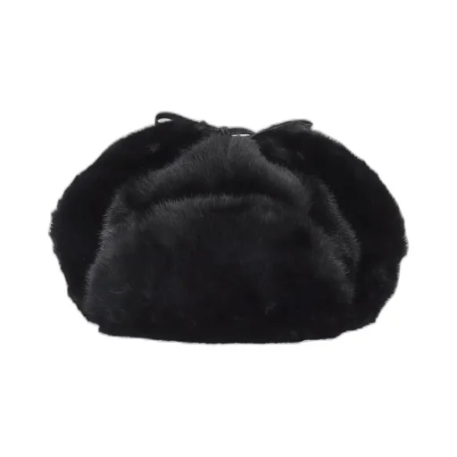 Faux Fur Trapper / Blk