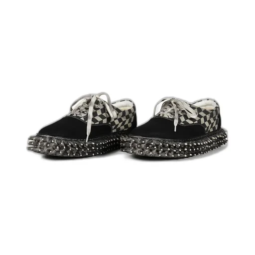 Dirty Spike Canvas Sneaker / Blk