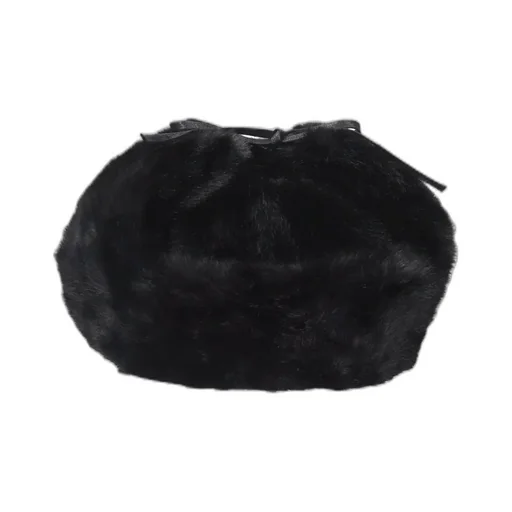Faux Fur Trapper / Blk