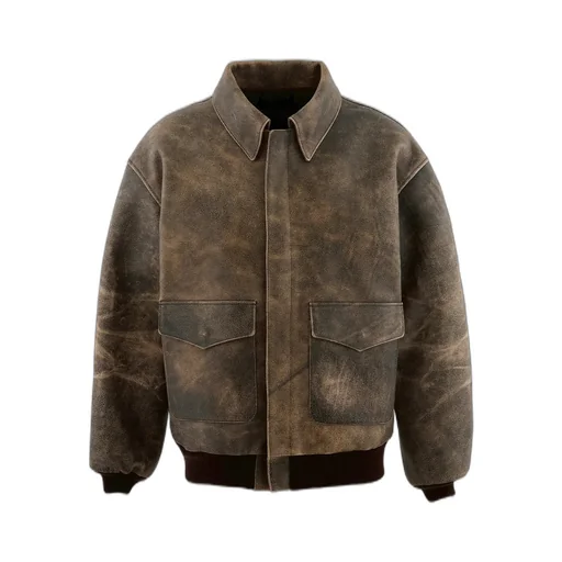 Srym_Leather A2 Jkt//Brown / Brw
